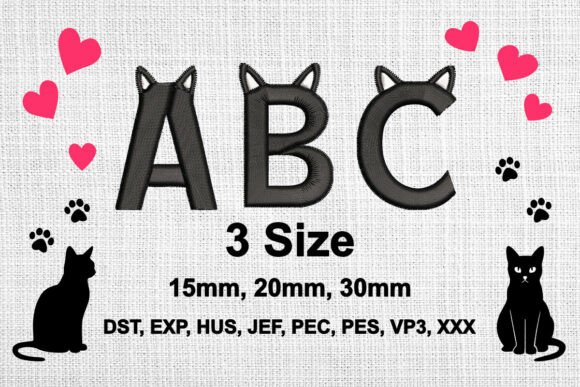 Cat Ears Embroidery Alphabet: A Seller’s Review