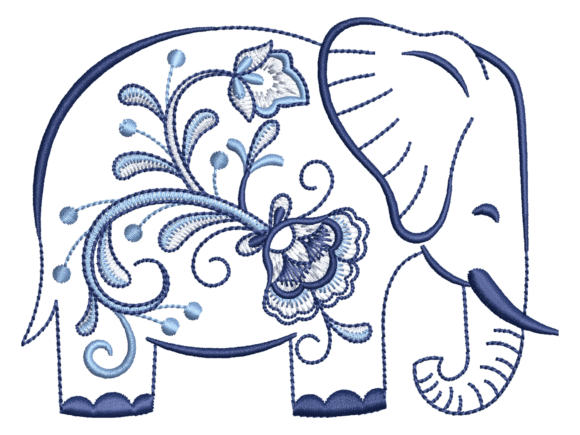 Floral Elephant Embroidery Design: A Business Review