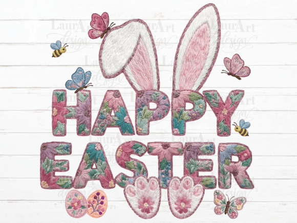 Review: Happy Easter Faux Embroidery Bunny Ears